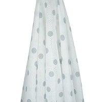 Grey Spotted Muslin Wrap for Hey Baby Gift Hamper the Petal Provedore Melbourne