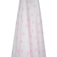 Pink Spotted Muslin Wrap for Hey Baby Gift Hamper The Petal Provedore Melbourne