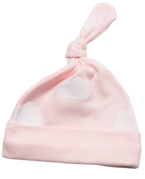 Pink Cloud Baby Beanie. The Petal Provedore. Melbourne