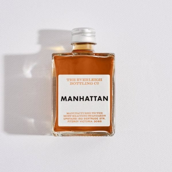 Manhattan Single Cocktail. The Petal Provedore. Melbourne.