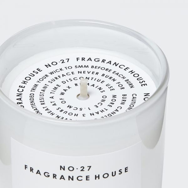 No 27 Fragrance House Candles - Wick. The Petal Provedore. Melbourne.